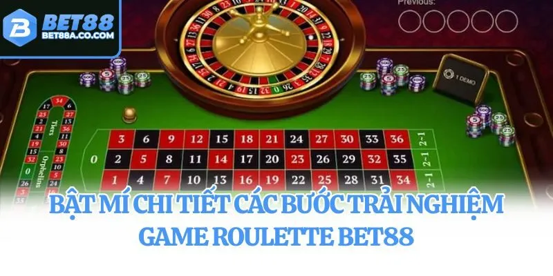 Bật mí chi tiết các bước trải nghiệm game Roulette Bet88