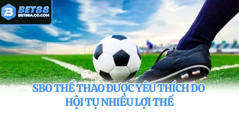 SBO Thể Thao được yêu thích do hội tụ nhiều lợi thế